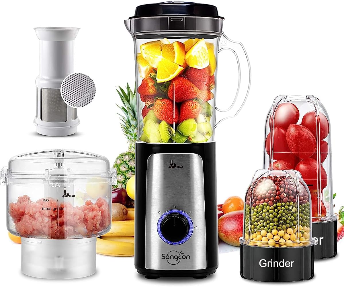 KOIOS Blender/Food Processor Combo Max 1000W