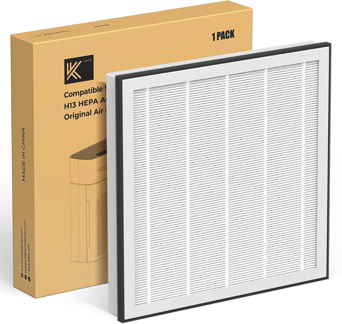1Pack AP2503 Replacement Filter for KOIOS AP2503 Air Pu…